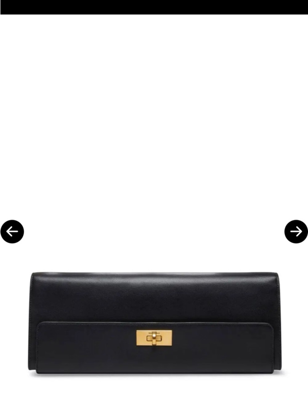 BALENCIAGA 
Money Elongate Leather Shoulder Bag - Picture 3 of 15